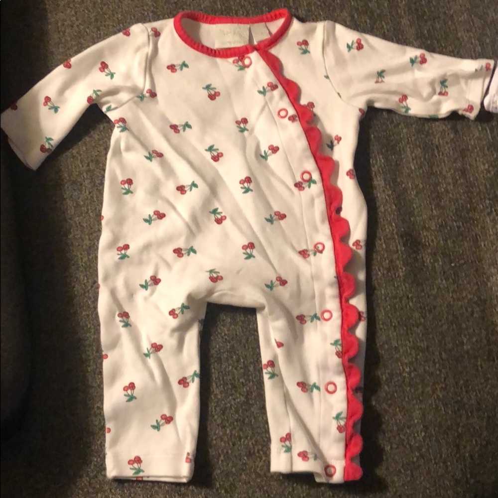 Red cherry onesie